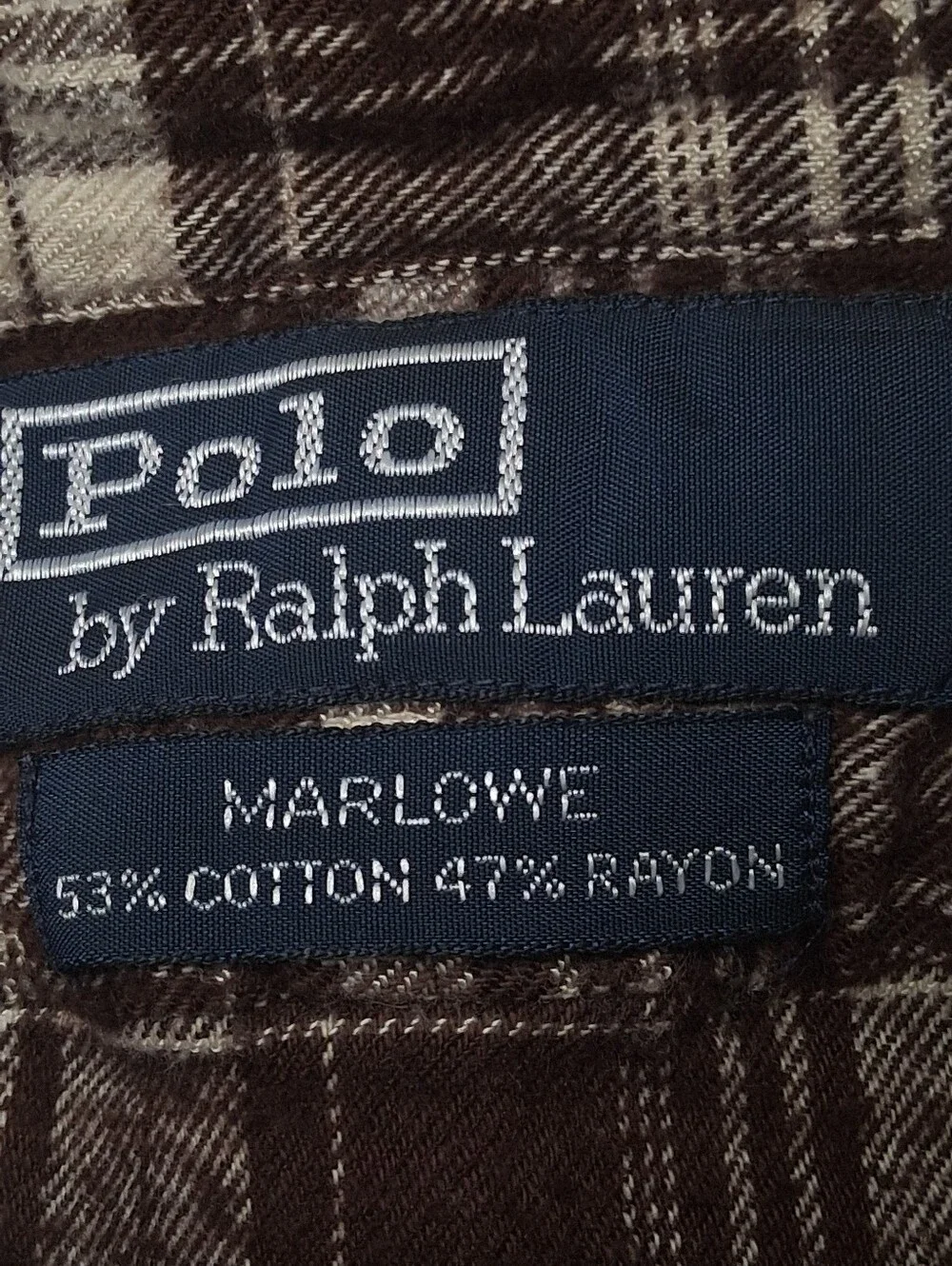 Polo by Ralph Lauren Men's Marlowe  Plaid Button-Down Shirt    Size L